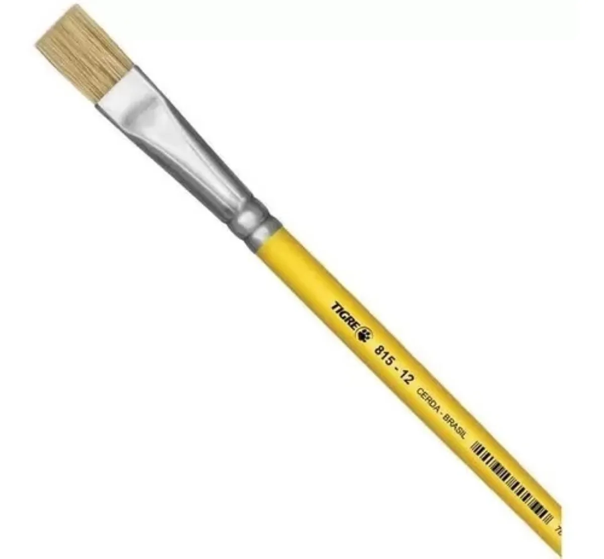 Pincel Chato Tigre 815 NR 12 Longo