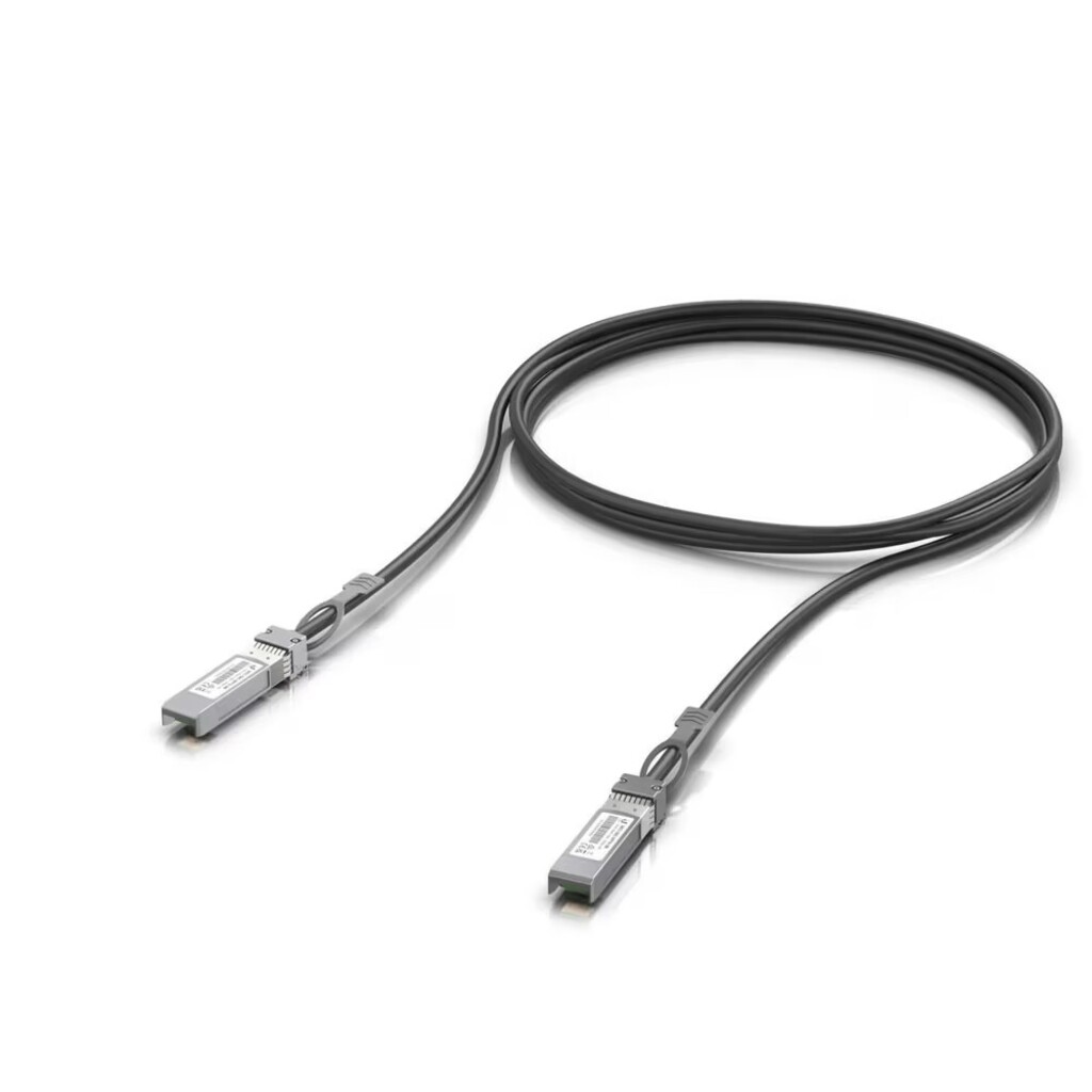 Cabo Link Fibra Optica 10G SFP 3 Metros - Ubiquiti - UACC-DACSFP10-3M