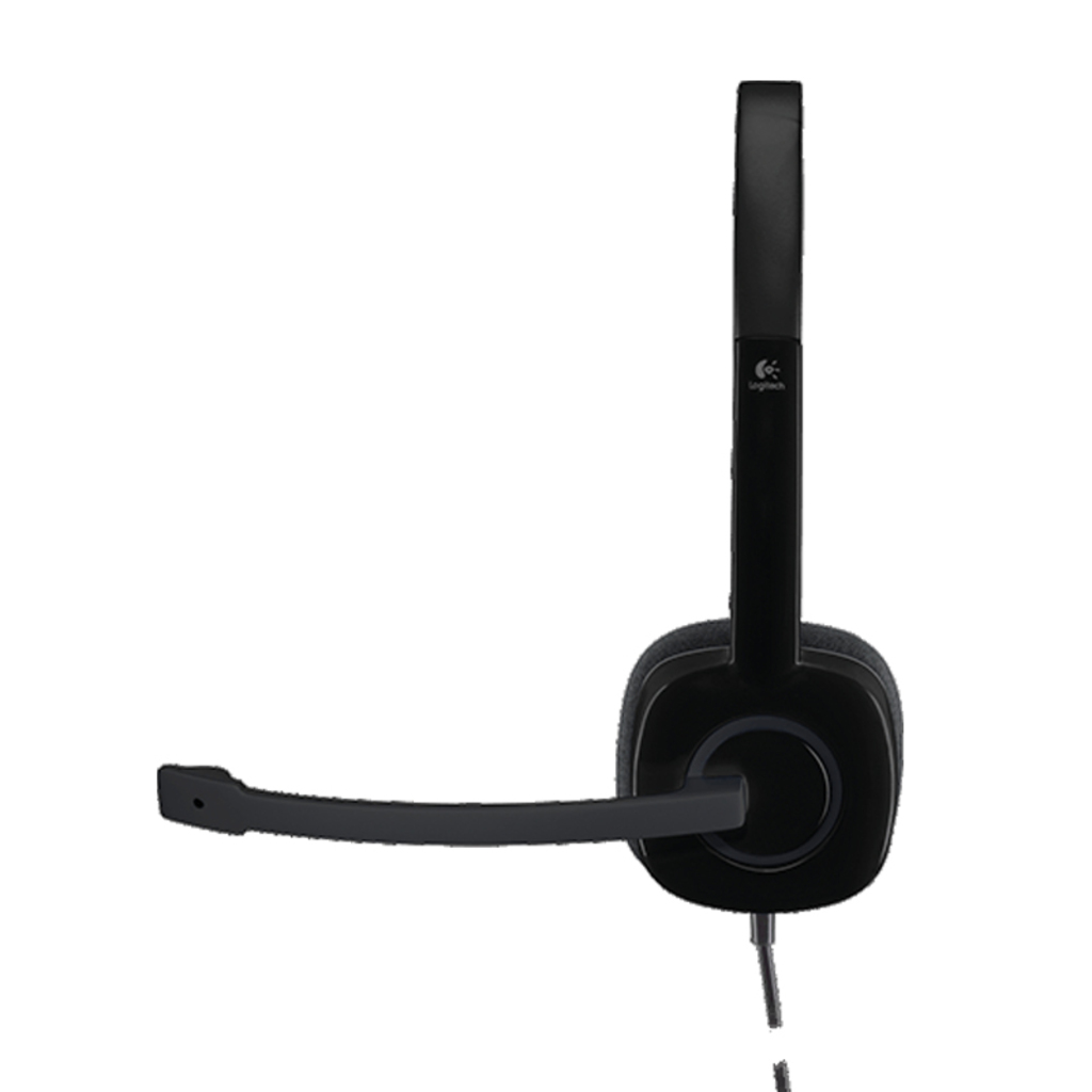 Fone de Ouvido Headset com Microfone com Plug P3 Preto H151 Logitech - 981-000587