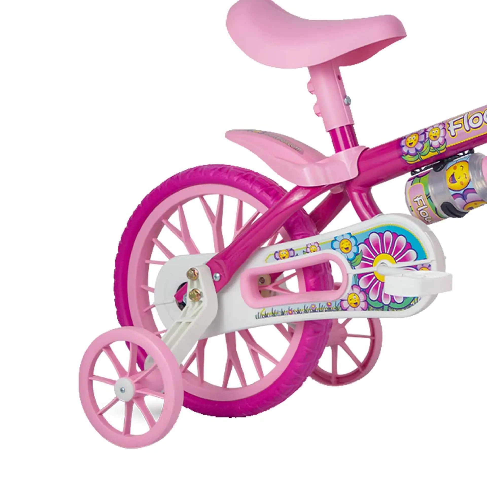 Bicicleta Infantil Aro 12 Nathor Freio Tambor 1 Marcha - Rosa