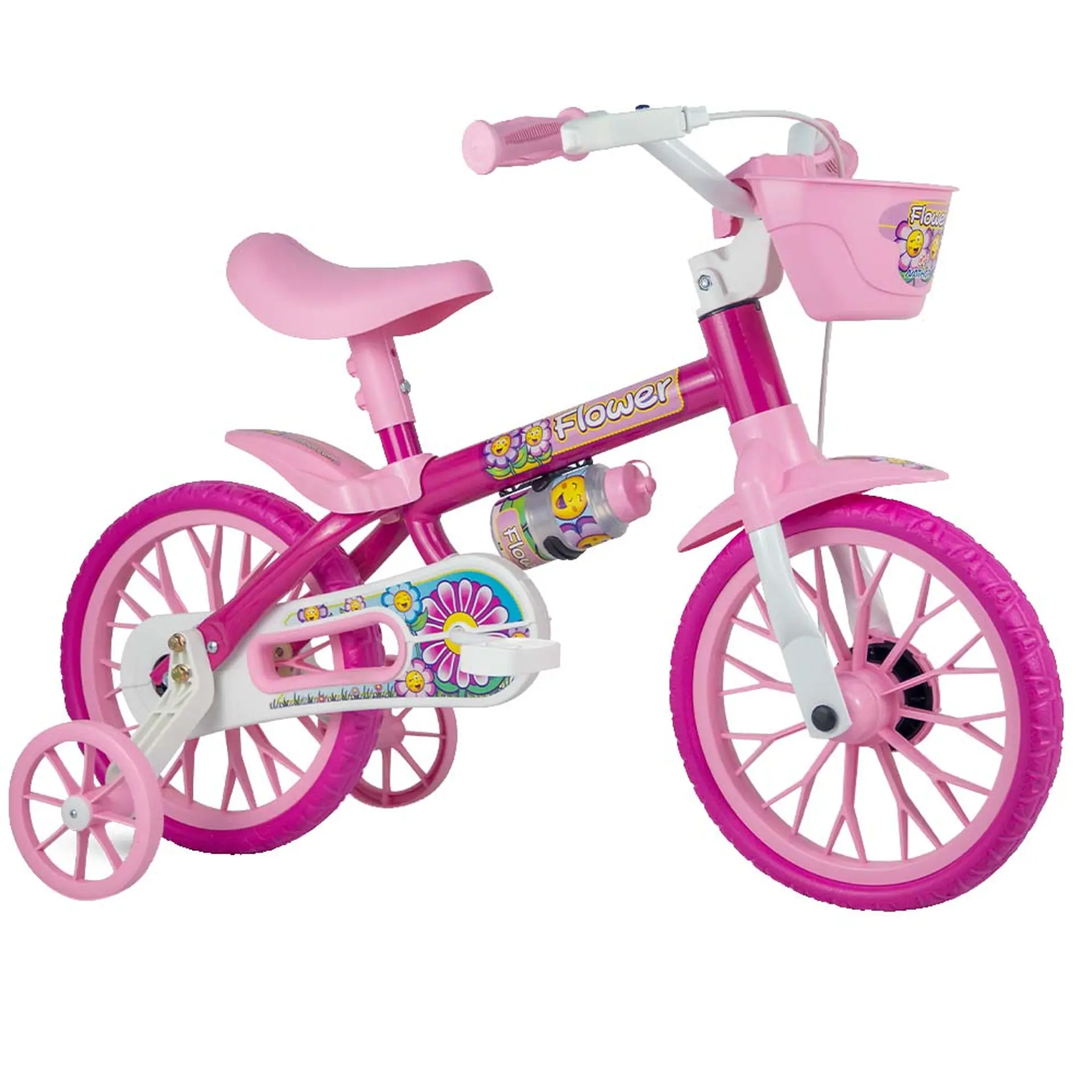 Bicicleta Infantil Aro 12 Nathor Freio Tambor 1 Marcha - Rosa