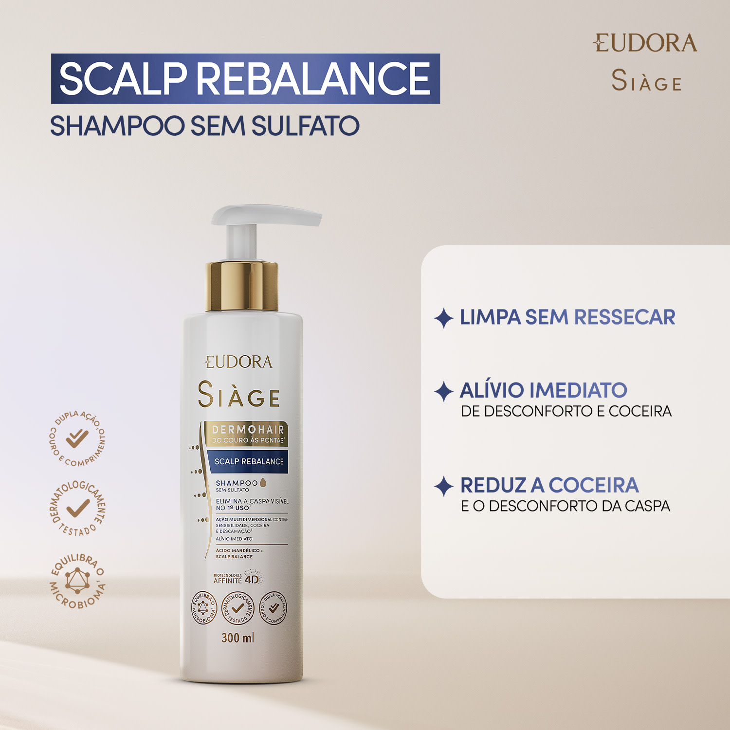 Shampoo Siàge Dermo Hair Scalp Rebalance 300ml