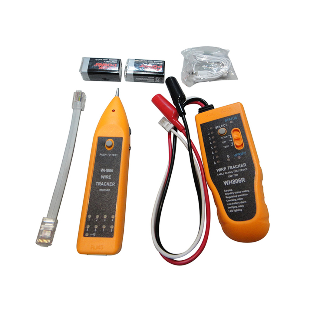 Caneta Indutiva + Gerador de Tom + Testador de Cabos montados com RJ45 Seccon SecTool - WH-806R