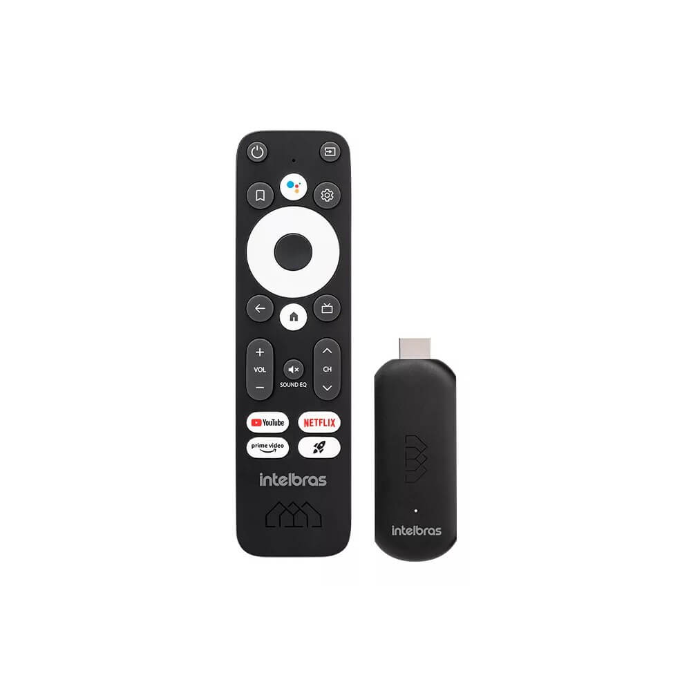 Smart Box Android TV Izy Play Stick Intelbras