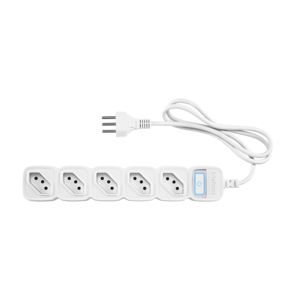 Protetor Eletrônico 5 Tomadas Wi Fi Preto EWS 305 Intelbras