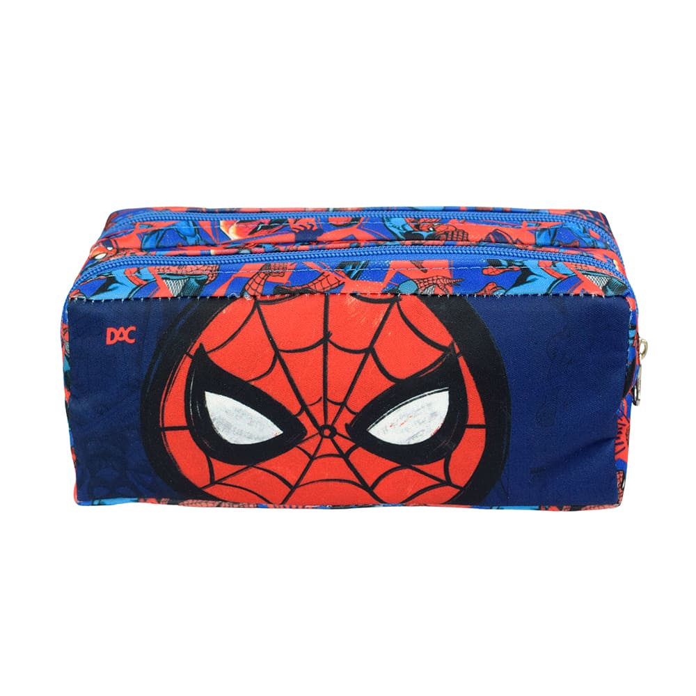 Estojo Escolar DAC Homem Aranha Duplo em Tecido