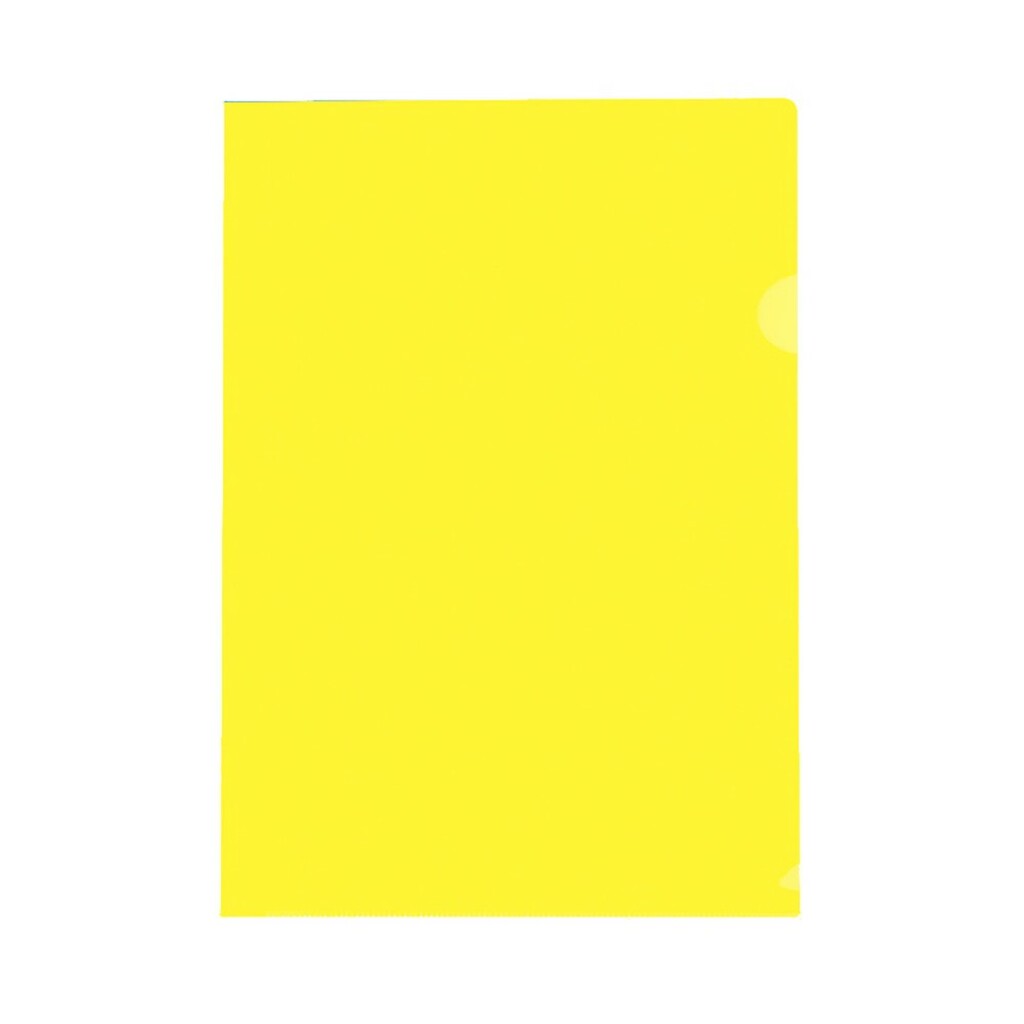 Pasta L A4 Amarelo Pacote com 10 Unidade - Polibras - 95706