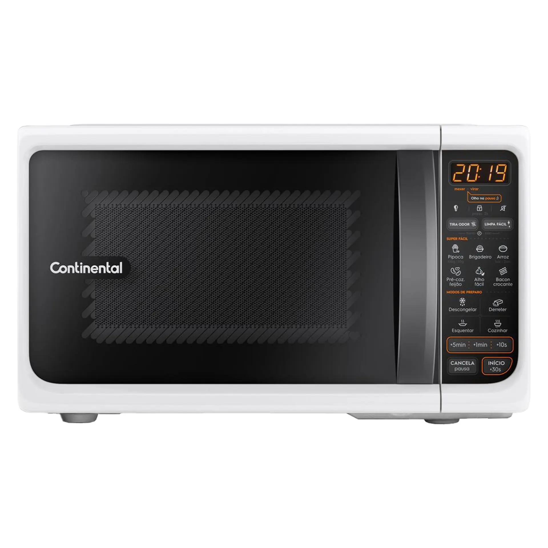 Micro-Ondas de Bancada Continental 21L 1100W com Tira-Odor MC21B - Branco - 110 Volts