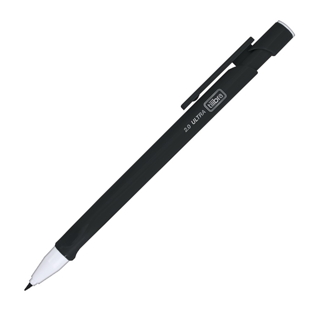 Lapiseira Plástica 2.0mm com Apontador Rosa Tilibra - Unitário - 325082