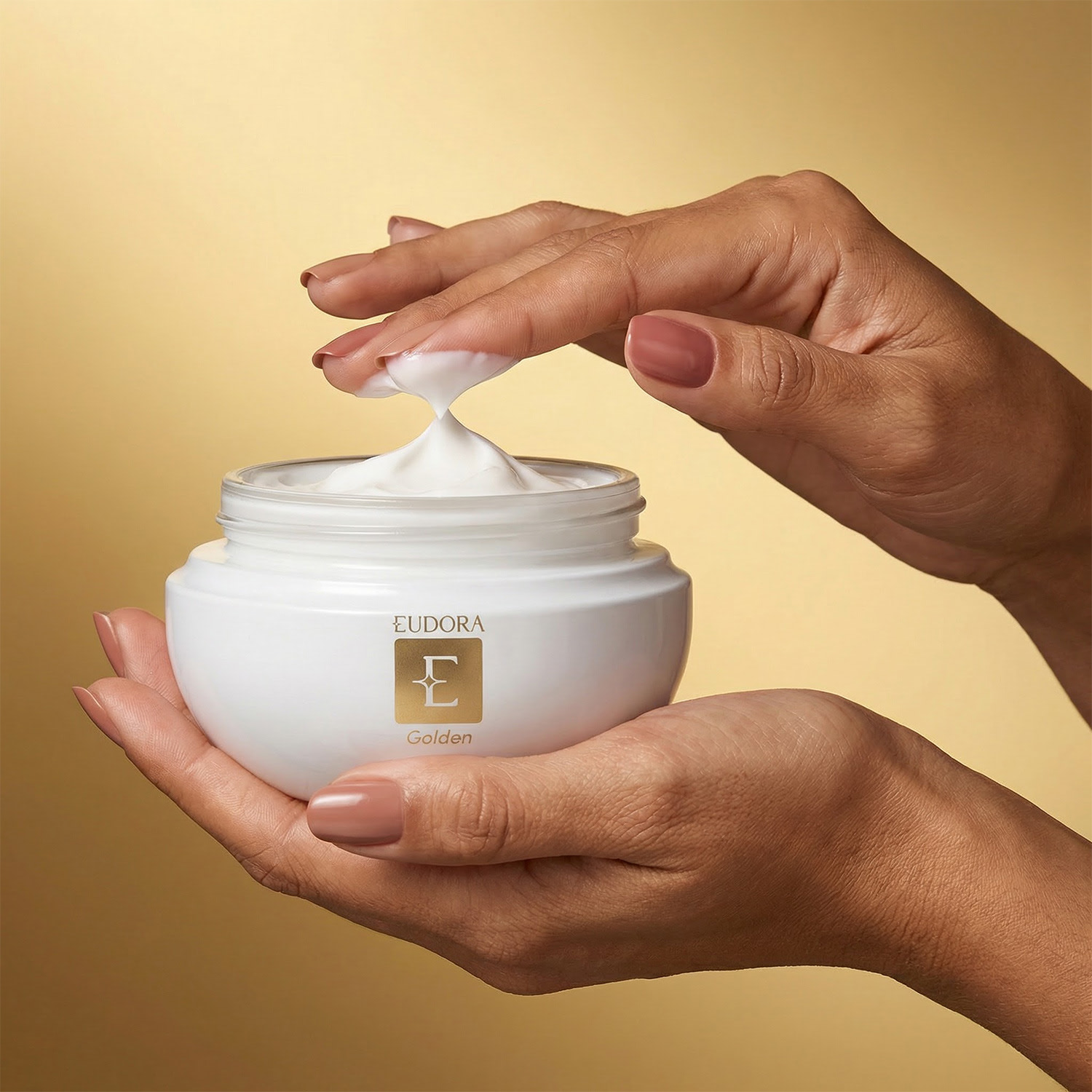 Creme Acetinado Hidratante Desodorante Corporal Eudora Golden 250g