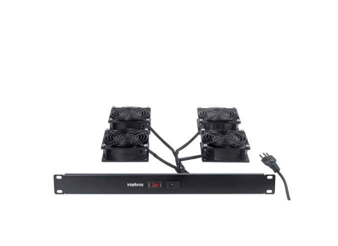 Conjunto 4 Ventiladores para Rack KVR4V Intelbras