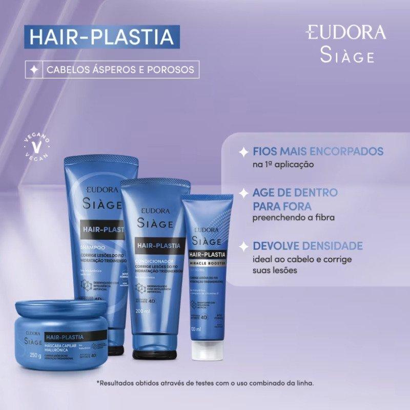 Eudora Siàge Hair-Plastia Máscara Capilar 250g Eudora