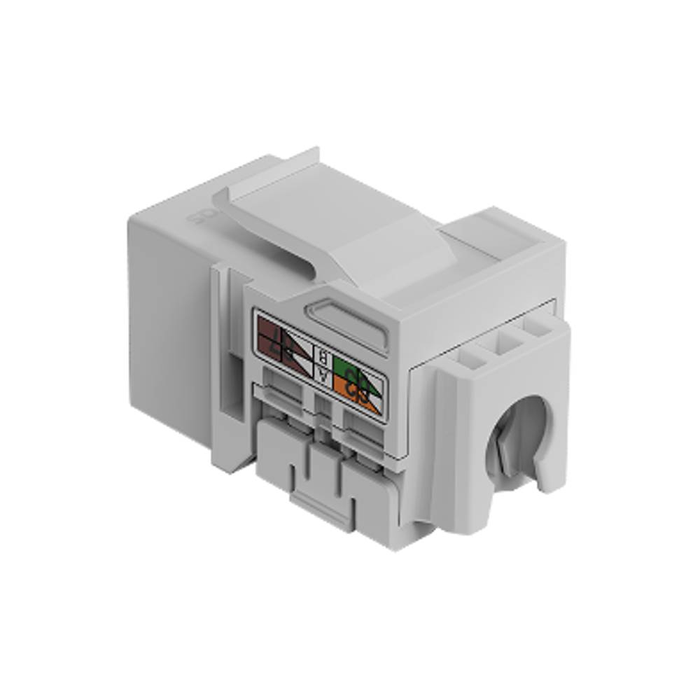 Conector RJ45 Fêmea 90° Cat5e Keystone Jack Intelbras