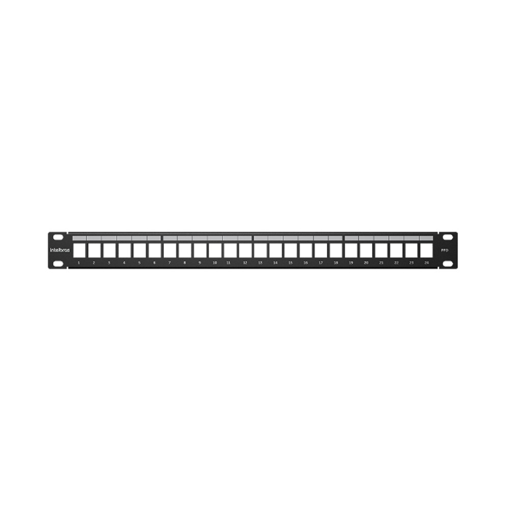 Patch Panel 24 Portas Descarragado PPD24 Intelbras