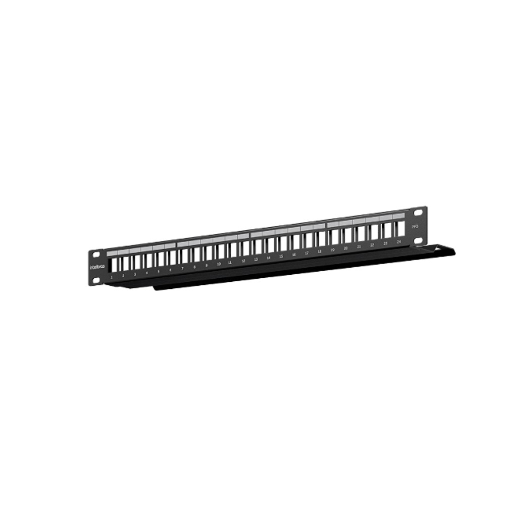 Patch Panel 24 Portas Descarragado PPD24 Intelbras