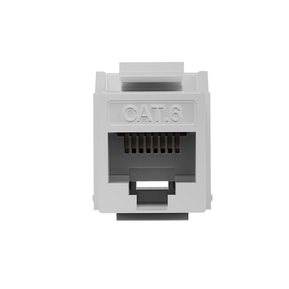 Conector RJ45 Fêmea 180° Cat6 Keystone Jack Intelbras
