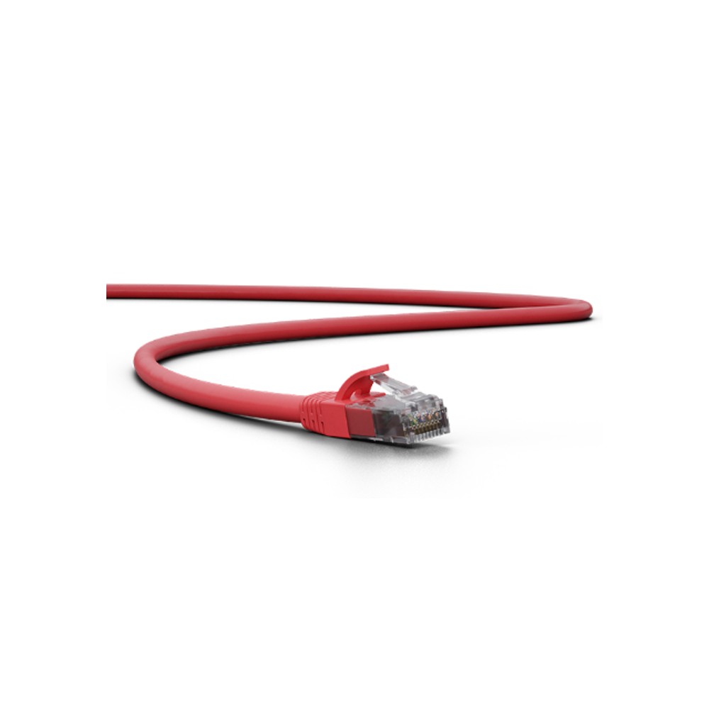 Patch Cord Impact Giga UTP Cat6 Vermelho 1,5m Intelbras