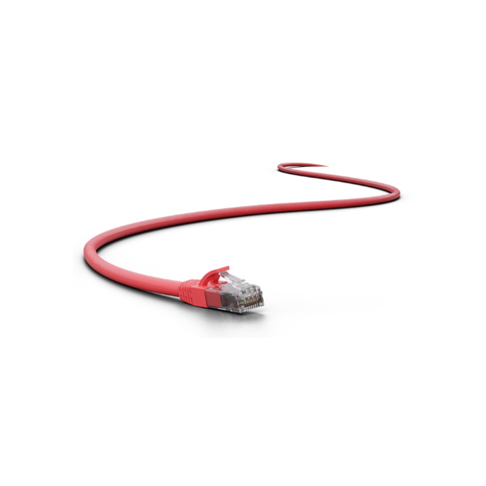 Patch Cord Impact Giga UTP Cat6 Vermelho 1,5m Intelbras