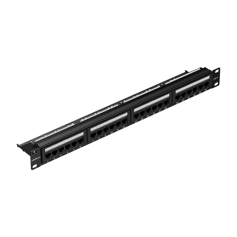 Patch Panel 24 Portas Impact Giga CAT6 PP624 Intelbras