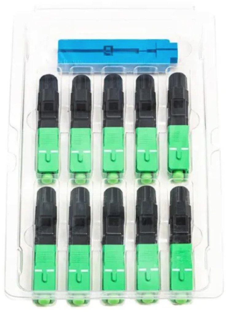 Conector de Campo SC APC XFF 2RS Intelbras 10 Peças