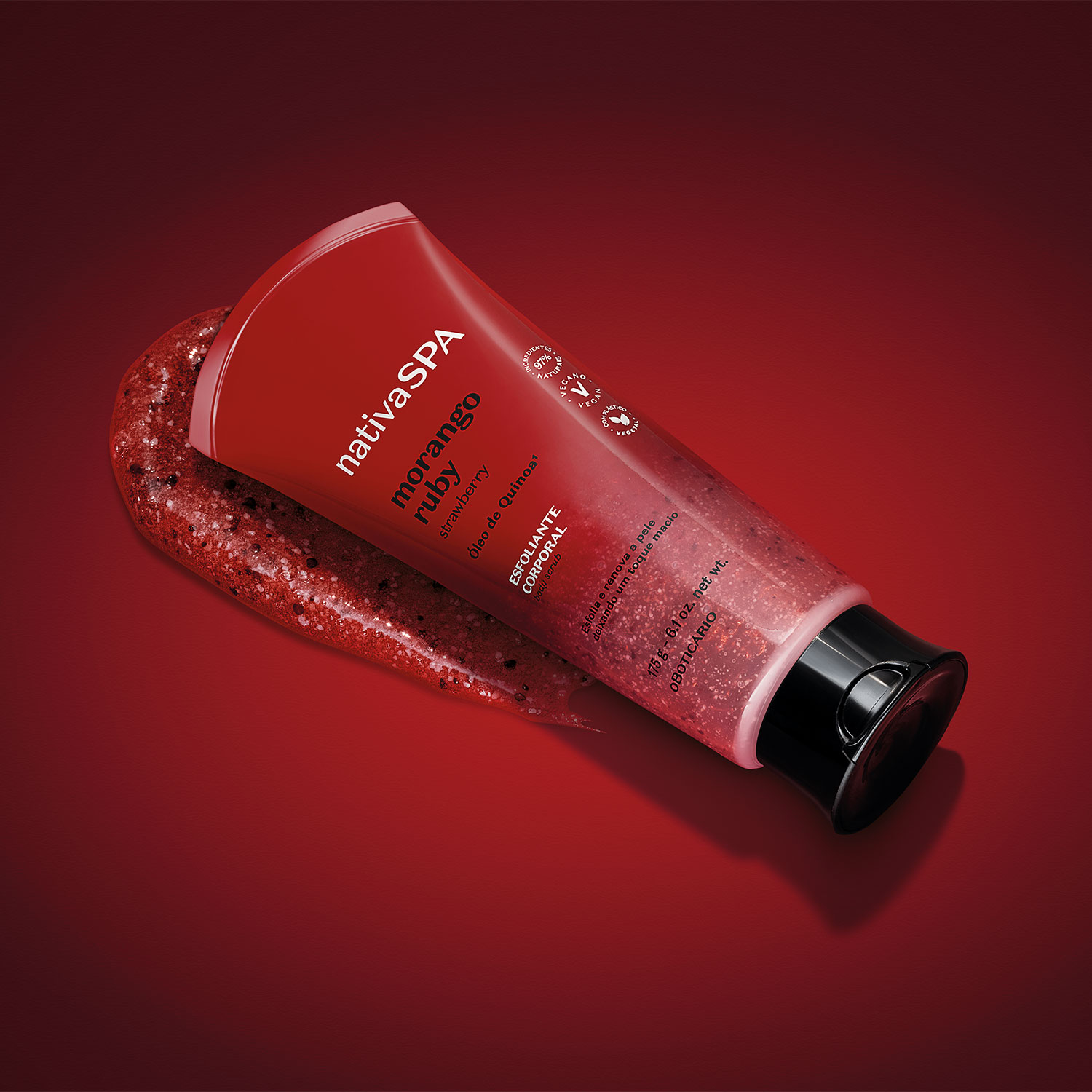 Esfoliante Corporal Nativa SPA Morango Ruby 175g