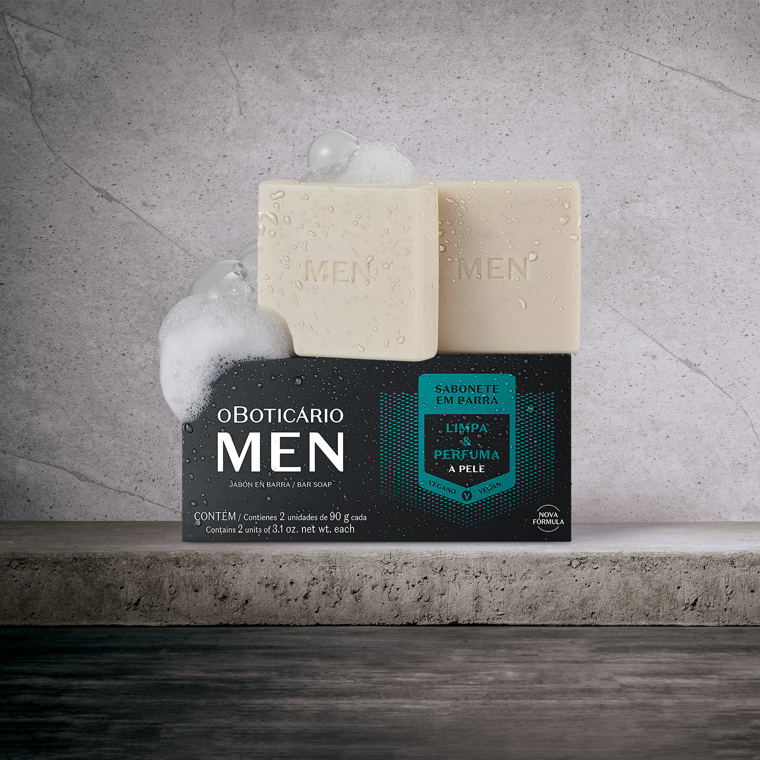 Sabonete em Barra Men 2x90g cada