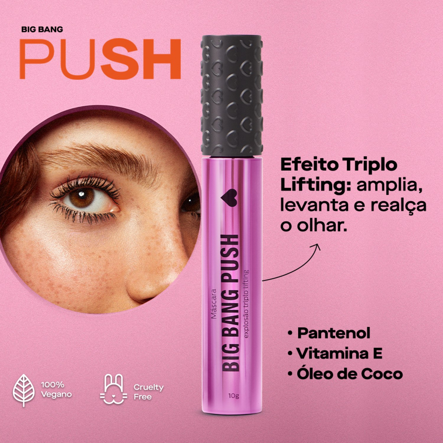 Máscara de Cílios Big Bang Push Quem Disse, Berenice? 10g