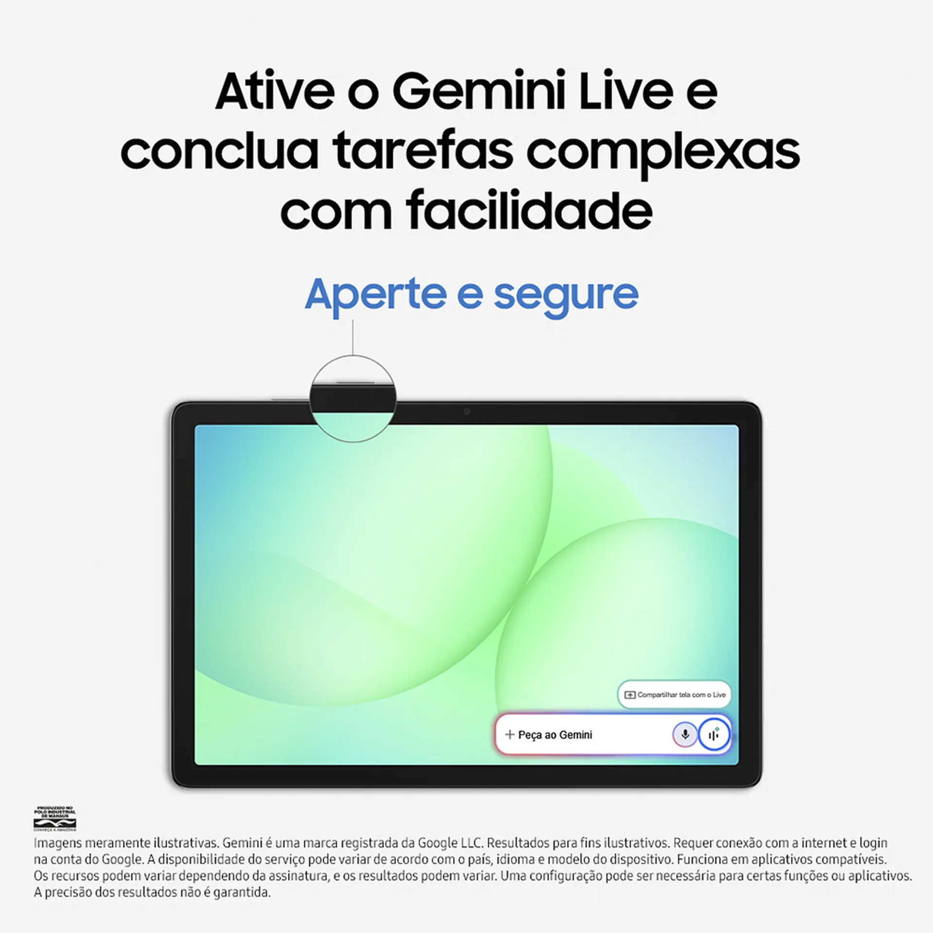 Tablet Samsung TAB A11+ 128GB 6GB Octa-Core 2,5GHz Android SM-X236BZAAZTO - Cinza - Bivolt