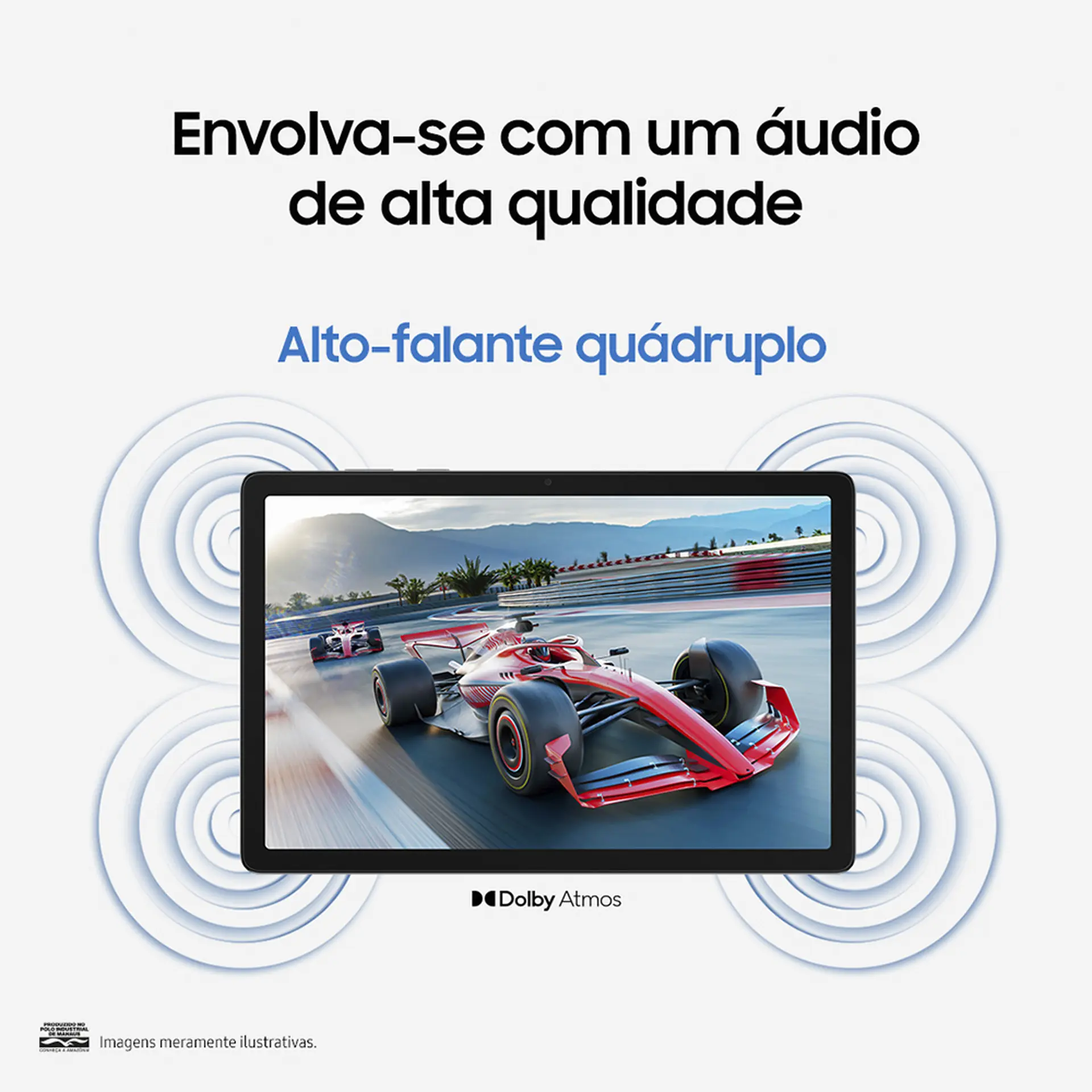 Tablet Samsung TAB A11+ 128GB 6GB Octa-Core 2,5GHz Android SM-X236BZAAZTO - Cinza - Bivolt