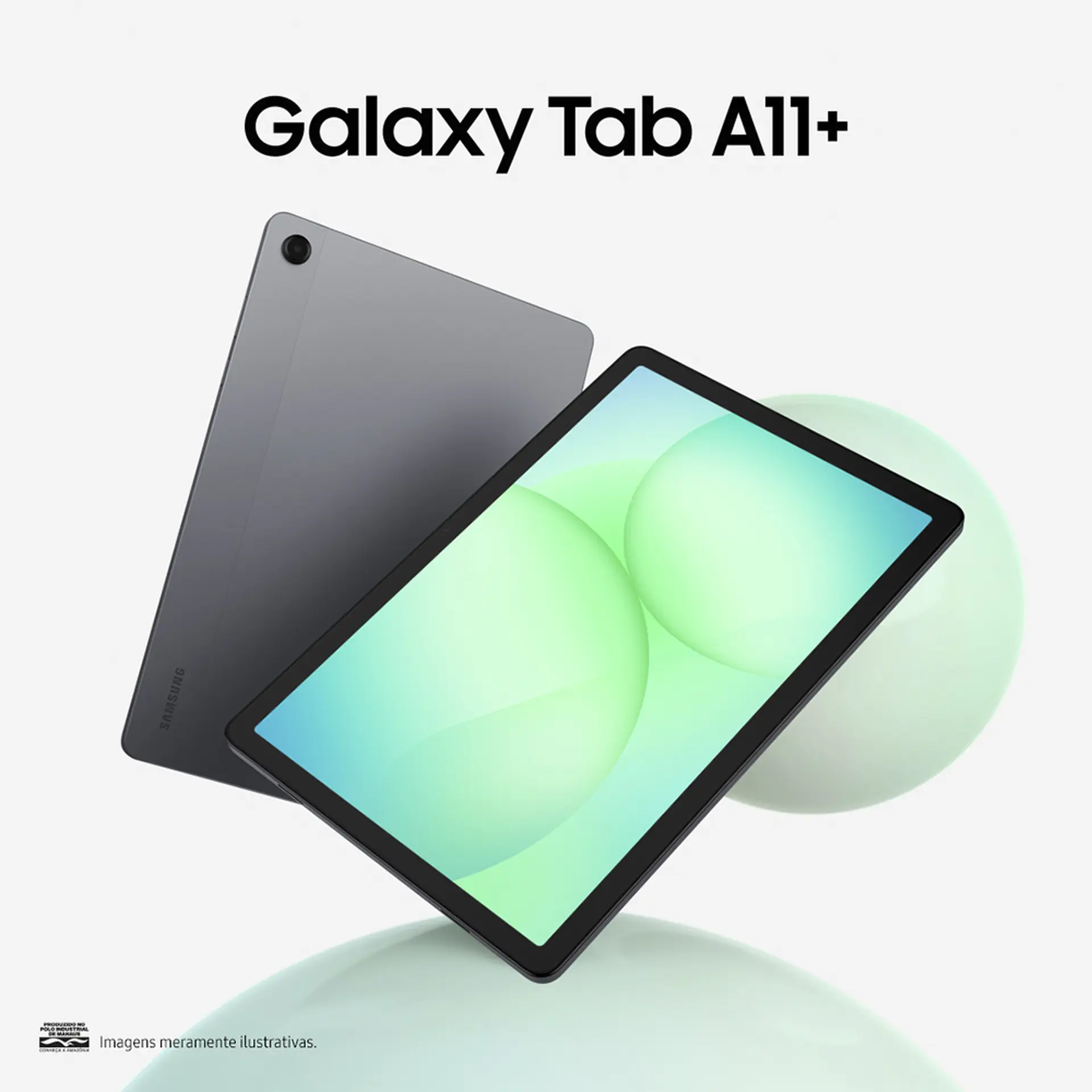Tablet Samsung TAB A11+ 128GB 6GB Octa-Core 2,5GHz Android SM-X236BZAAZTO - Cinza - Bivolt