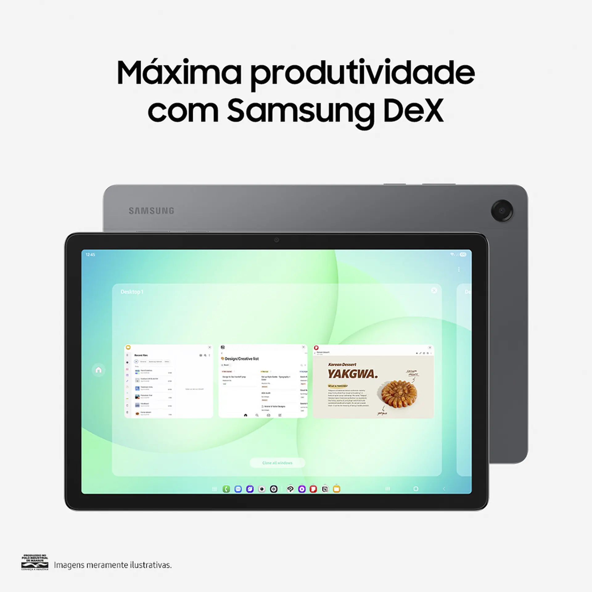 Tablet Samsung TAB A11+ 128GB 6GB Octa-Core 2,5GHz Android SM-X236BZAAZTO - Cinza - Bivolt