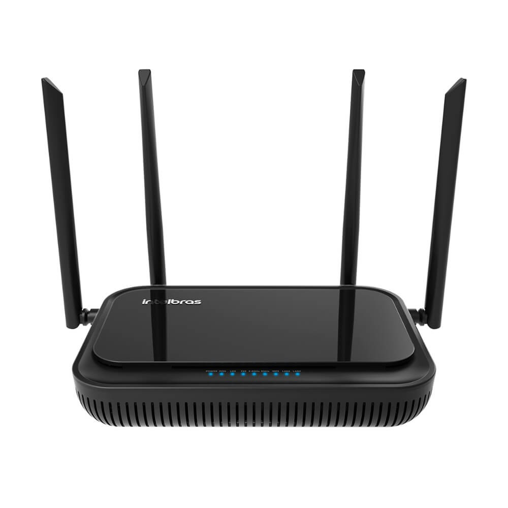 Modem Óptico PON LAN 2 Portas Wi Fi AC WiFiber 120 AC Intelbras