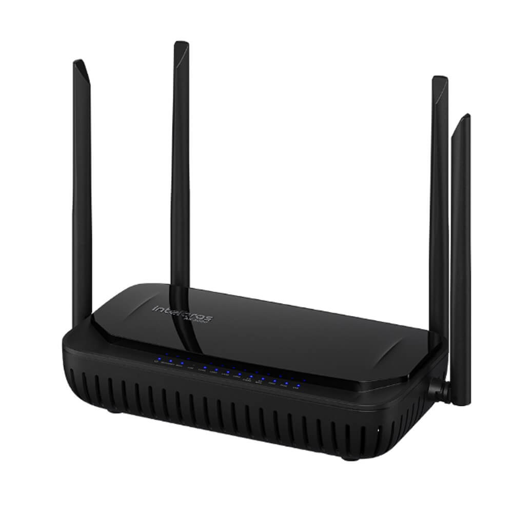 Modem Óptico PON LAN 4 Portas FXS 2 Portas USB 1 Porta WiFiber AX3000V Intelbras