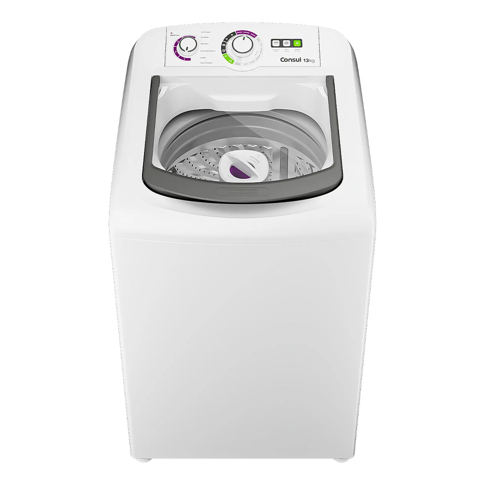 Máquina de Lavar Consul 13kg Automática CWH13AB - Branco - 110 Volts