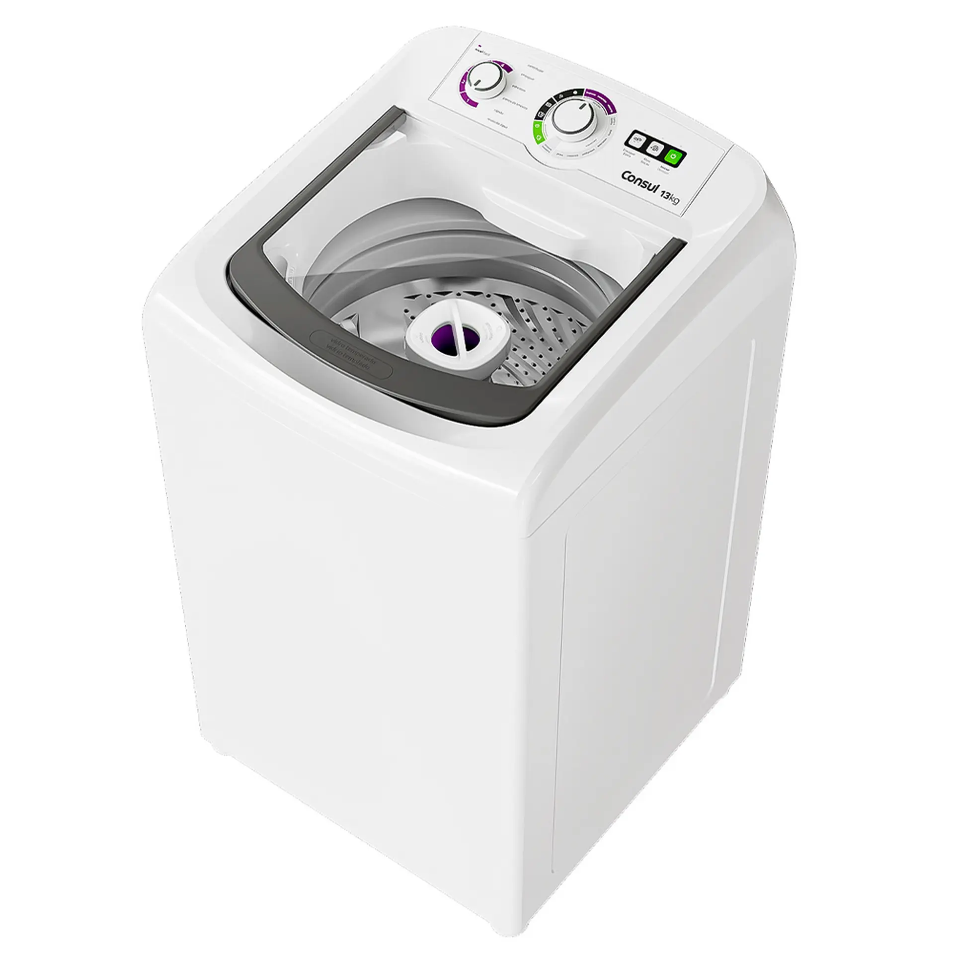 Máquina de Lavar Consul 13kg Automática CWH13AB - Branco - 110 Volts