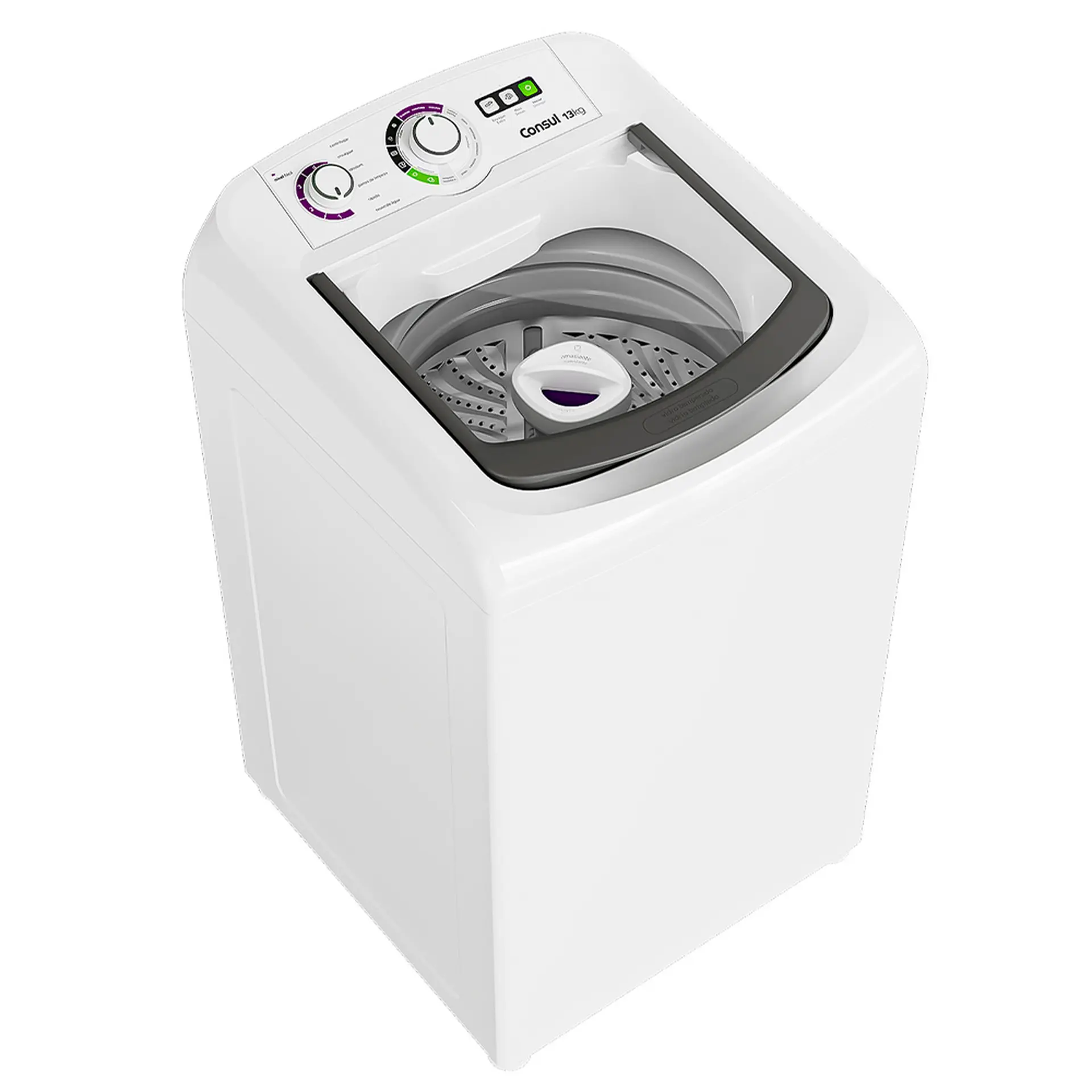 Máquina de Lavar Consul 13kg Automática CWH13AB - Branco - 110 Volts