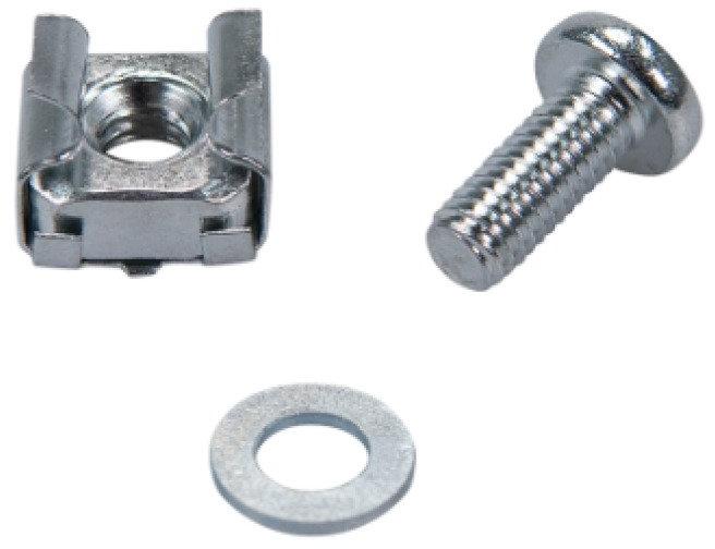 Conjunto Porca Gaiola com Parafuso e Arruela KPP100 Intelbras 100 Peças