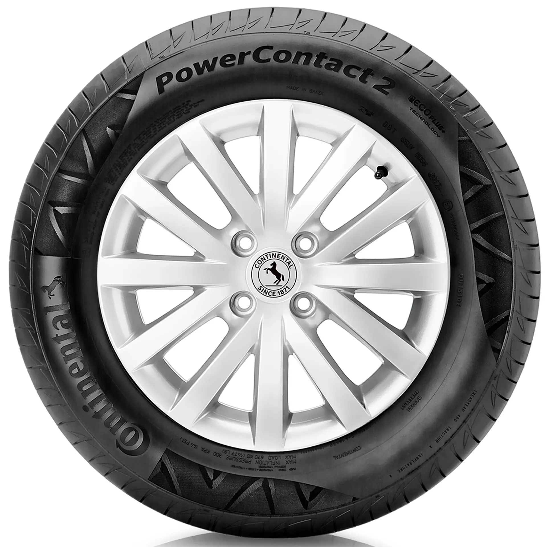 Pneu 175/70R14 Continental PowerContact 2 Aro14 84T Assimétrico Radial