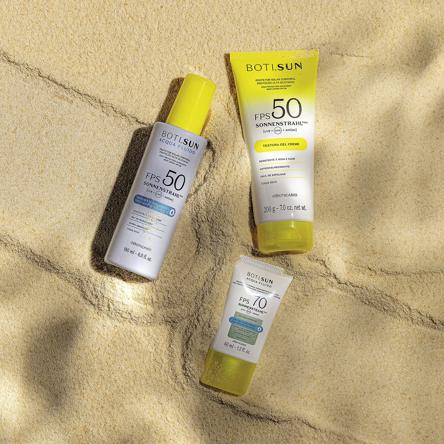 Protetor Solar Facial Antioleosidade FPS70 Boti.Sun Acqua Fluido 40ml