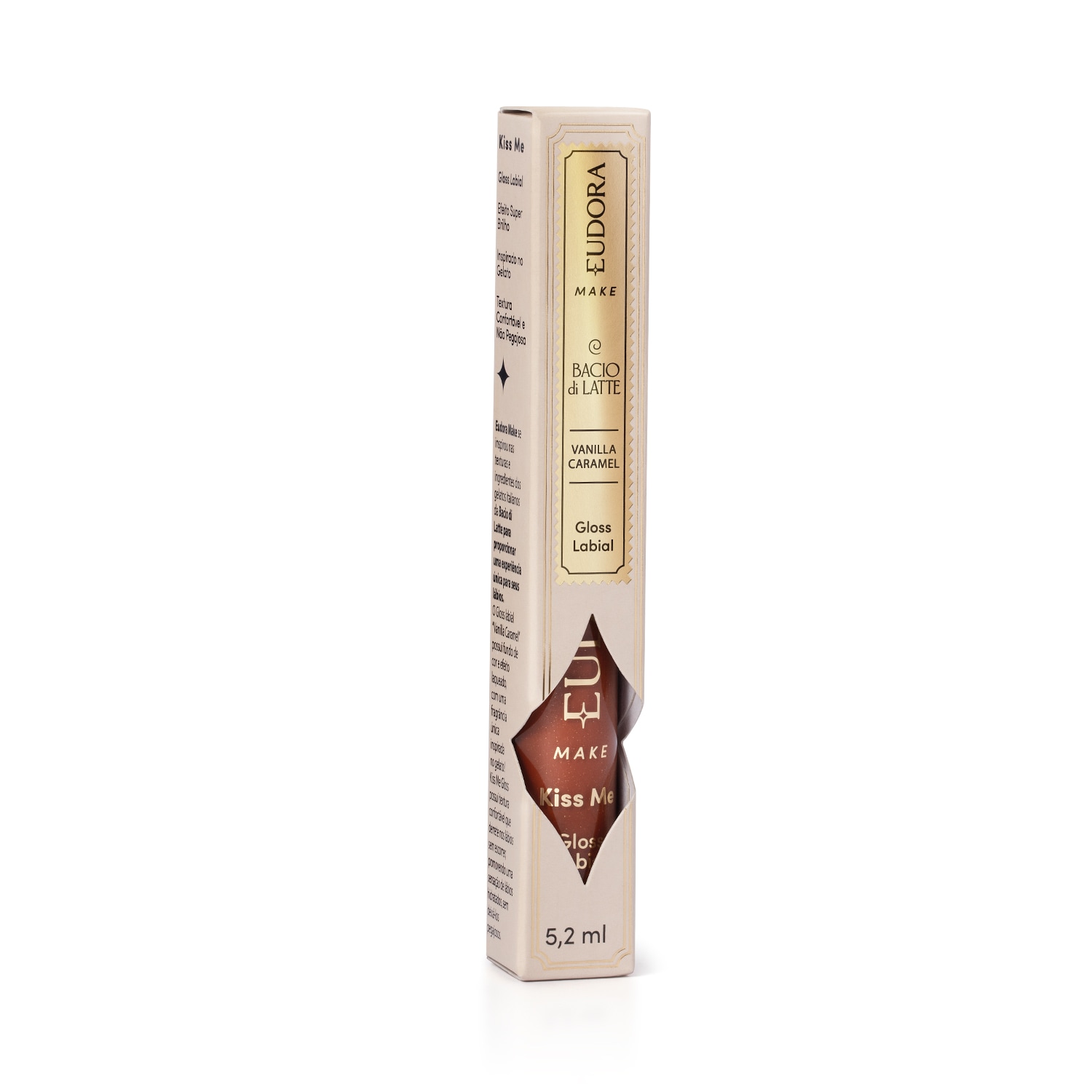 Gloss Labial Kiss Me Vanilla Caramel 7ml