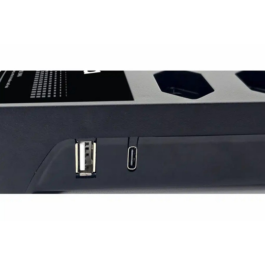 Filtro de Linha TS Shara 8 Tomadas 3 Pinos 10A Preto Anti-Raio + USB Tipo A e C 632