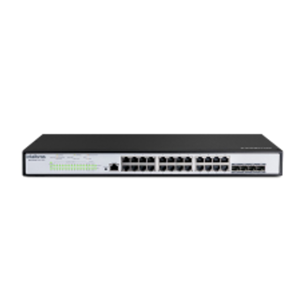 Switch Gerenciável 24 Portas 4P SFP 10000 BASE-X S2328G B Intelbras