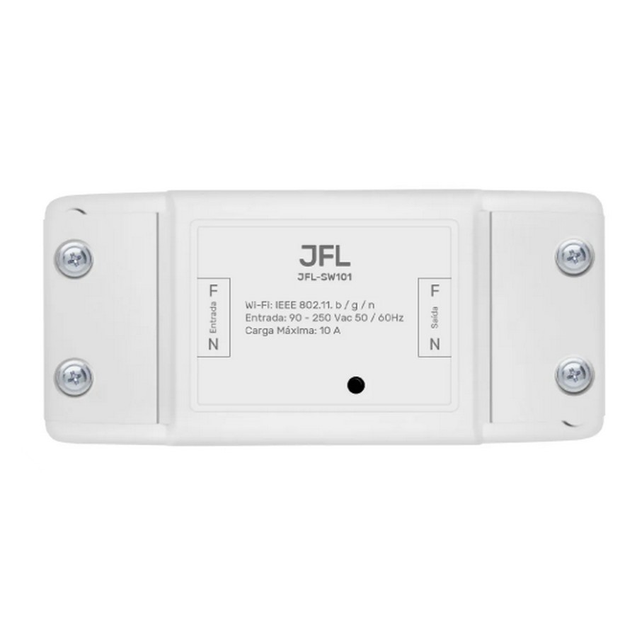 Módulo Automação Inteligente Wi-Fi Smart 1 Canal 10A JFL SW101