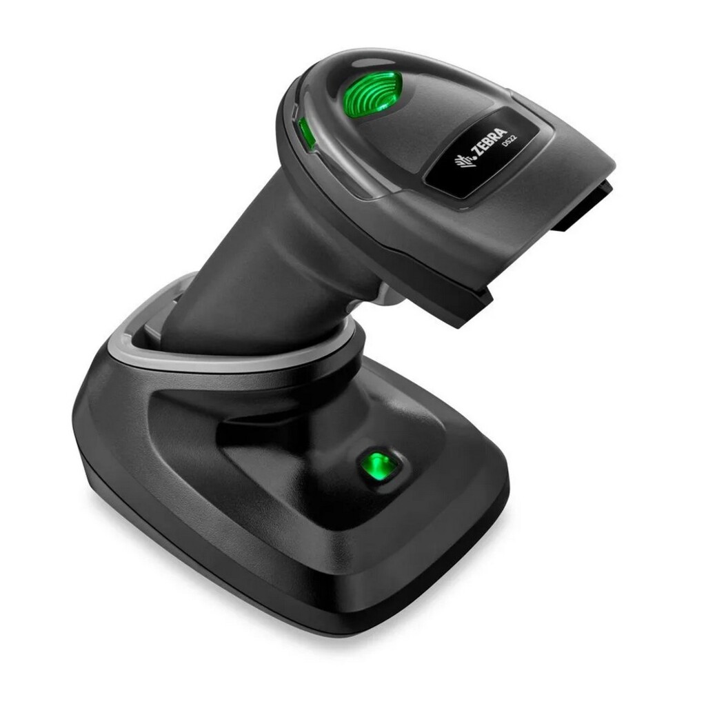 Leitor de Código de Barras e QR Code Imager 1D 2D de Mão Zebra DS-2278 Sem Fio - lê Nota Fiscal Eletrônica e Tela