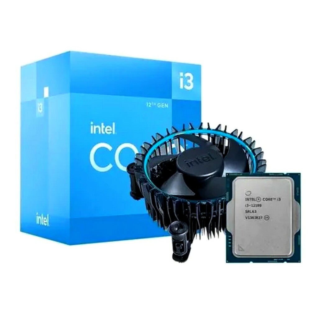 Processador Intel Core-I3 12100F 3.3Ghz LGA1700G12 5MB Cache BX8071512100F