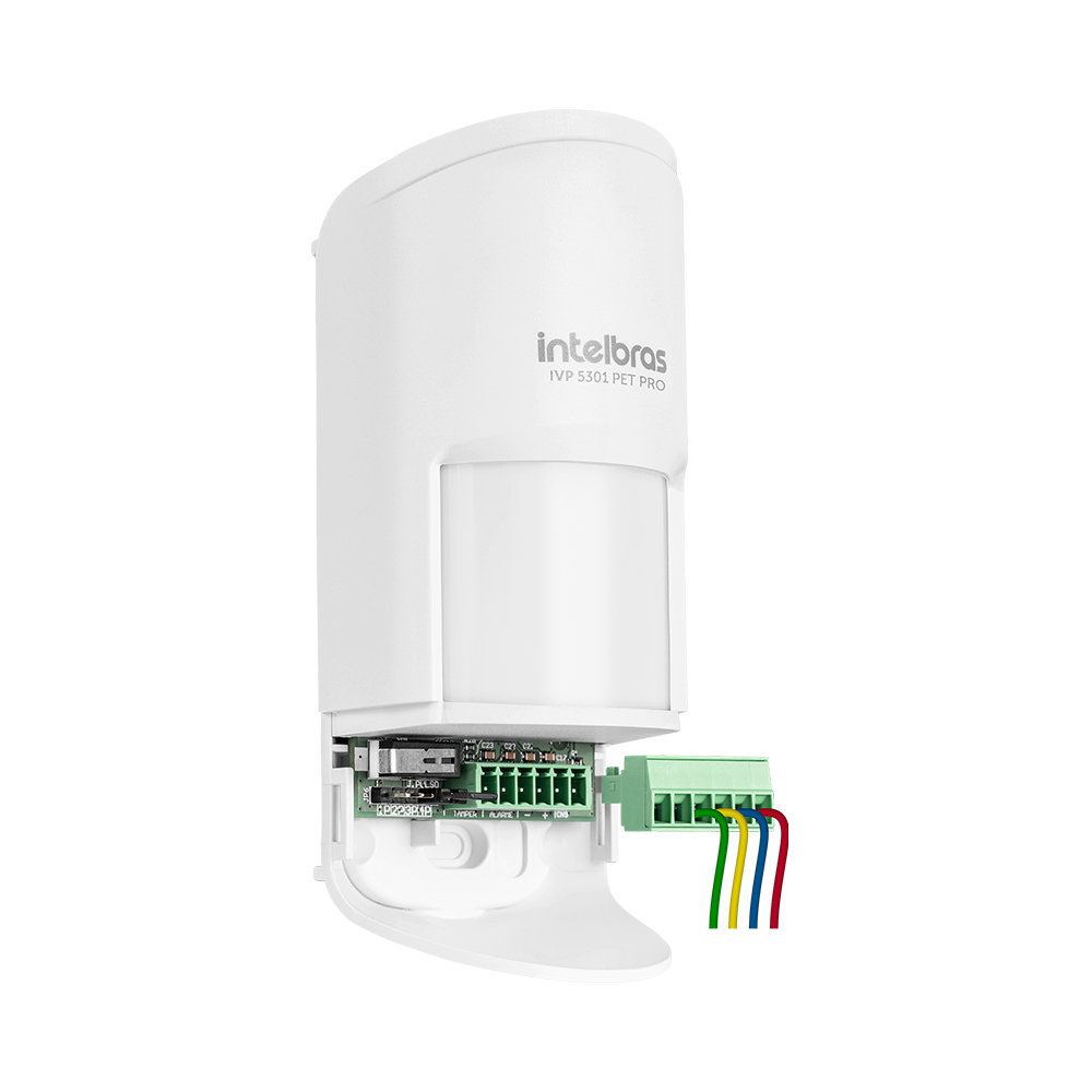 Sensor de Movimento Infravermelho Com Fio IVP 5301 PET PRO Intelbras