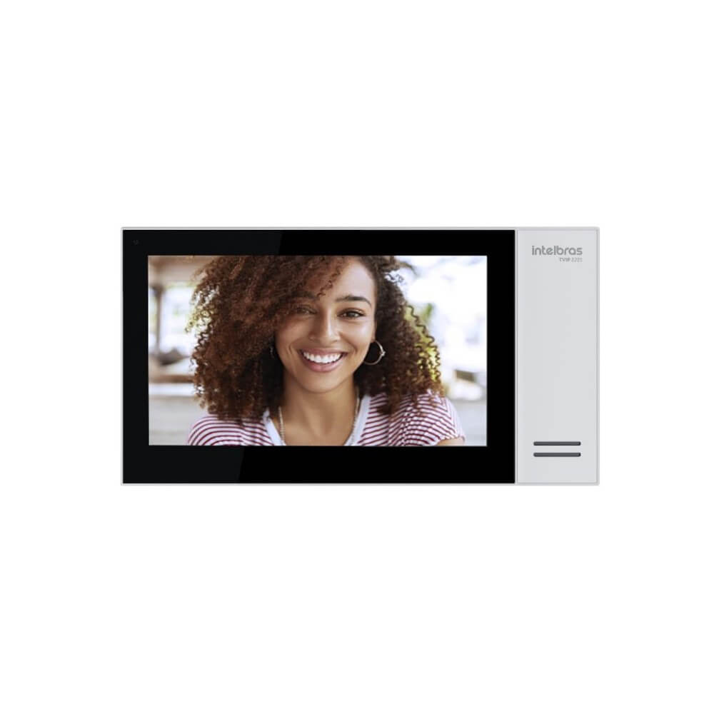 Terminal Interno Video Porteiro IP TVIP 2221 Branco Intelbras