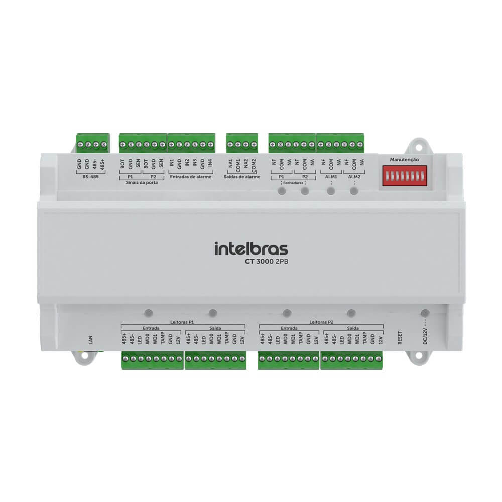 Controlador de Acesso CT 3000 2PB Intelbras
