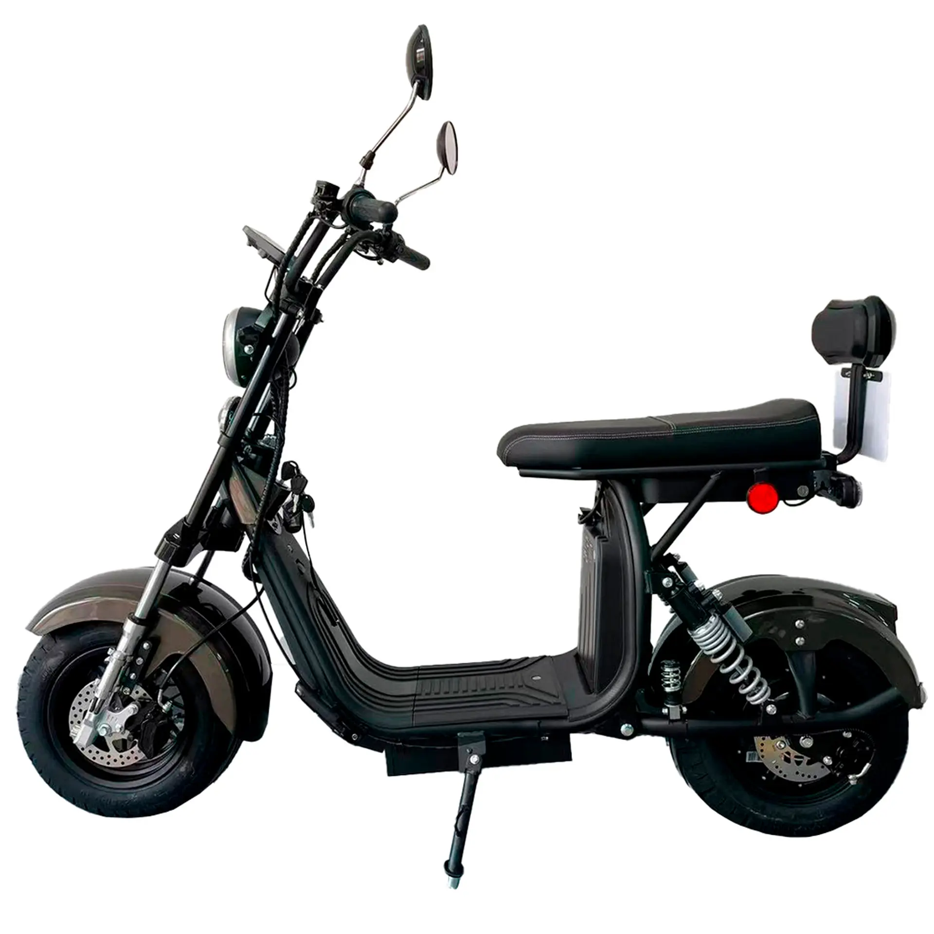 Scooter Elétrica Aro 10 EcoFlash Force 1000W Freio a Disco Hidráulico - Preto - Bivolt