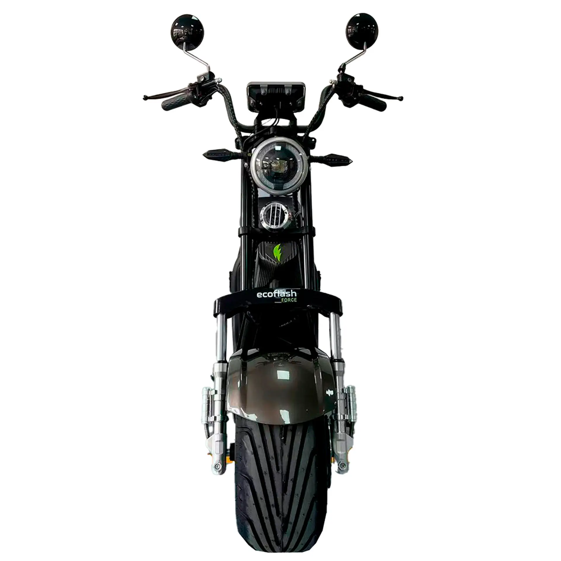 Scooter Elétrica Aro 10 EcoFlash Force 1000W Freio a Disco Hidráulico - Preto - Bivolt